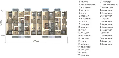 F03 - дом на 18 квартир